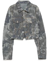 Alexander Wang - Giacca Con Effetto Schiarito - Lyst