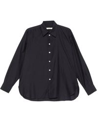 6397 - Button-Up Popeline Blouse - Lyst