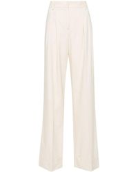 ANDAMANE - Nathaniel Pinstripe Wide-Leg Trousers - Lyst