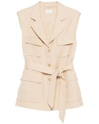 P.A.R.O.S.H. - Belt Patch-Pocket Gilet - Lyst