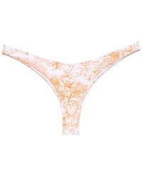 Sundek - Bas De Bikini À Fleurs - Lyst