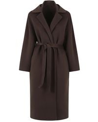 Alberta Ferretti - Belted Coat - Lyst