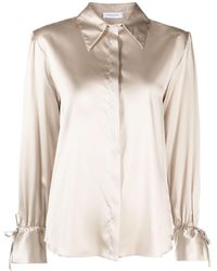 Fabiana Filippi - Long-sleeved Silk Shirt - Lyst