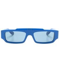 Gucci - Gg-Supreme Rectangle-Frame Sunglasses - Lyst