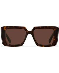 Prada - Symbole Oversized-Design Sunglasses - Lyst