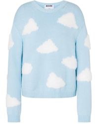 Moschino - Organic Cotton Blend Sweater - Lyst