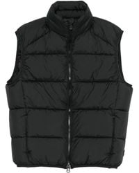 Save The Duck - Gilet Matelassé À Plaque Logo - Lyst