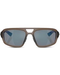 Prada Linea Rossa - Pilot-Frame Sunglasses - Lyst