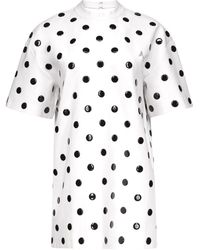 Area - Polka-dot T-shirt Dress - Lyst