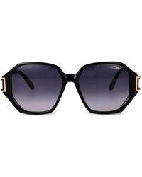Cazal - Geometric-Frame Logo-Plaque Sunglasses - Lyst