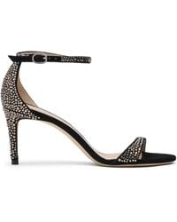 Stuart Weitzman - Nudist Shine Sandalen 75mm - Lyst