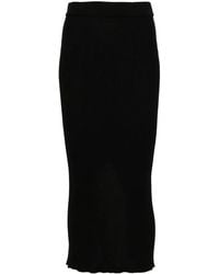 Mrz - Jupe Mi-Longue À Design Nervuré - Lyst