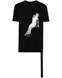 Rick Owens - T-shirt Level T con stampa - Lyst