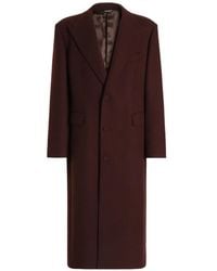 Dolce & Gabbana - Single-Breasted Virgin-Wool-Blend Coat - Lyst