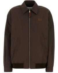 Miu Miu - Jacke mit Reißverschluss - Lyst