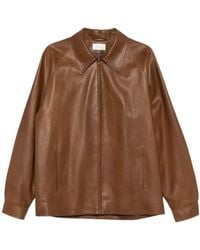 The Row - Mount Leather Jacket - Lyst