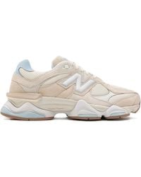 New Balance - 9060 Mesh Suede Sneakers - Lyst