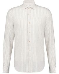 Boglioli - Striped Cotton-Linen Blend Shirt - Lyst