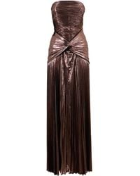 retroféte - Abito Lungo Aelita Plissettato - Lyst