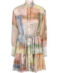 Zimmermann - Matchmaker Lantern バンダナプリント ミニドレス - Lyst