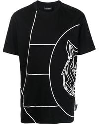 Philipp Plein - Graphic-Print Cotton T-Shirt - Lyst