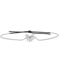 Lanvin - Crystal-Embellished Skinny Belt - Lyst