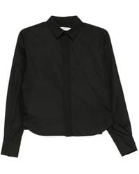 Sacai - Button-Up Twill Shirt - Lyst