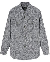 Versace - Camisa con estampado floral - Lyst