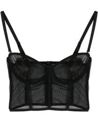 Fiorucci - Semi-Sheer Mesh Top - Lyst