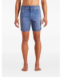 Vilebrequin - Tropical-Turtles-Print Denim Shorts - Lyst