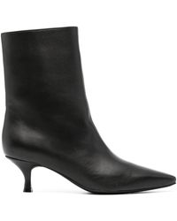 La Collection - 65mm Pointed-toe Leather Boots - Lyst