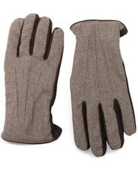 Gran Sasso - Panelled Elasticated-Cuff Gloves - Lyst