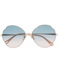 Chloé - Gradient-lense Oversize Sunglasses - Lyst