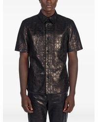 Ferragamo - Gancini-Motif Leather Jacket - Lyst