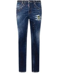 DSquared² - Jean À Ornements - Lyst