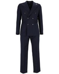 Tombolini - Dream Double-Breasted Pinstripe Suit - Lyst