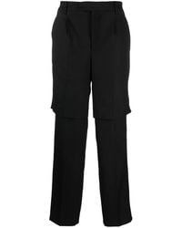 VTMNTS - Straight-Leg Virgin Wool-Blend Trousers - Lyst