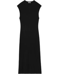 Ami Paris - Jersey Sleeveless Fitted Long Dress - Lyst