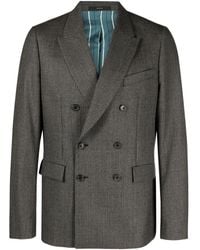 Paul Smith - Double-Breasted Wool Blazer - Lyst