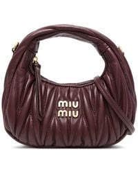 Miu Miu - Mini Sac En Cuir À Design Matelassé - Lyst