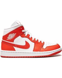 Nike - Air 1 Mid "habanero Red" Sneakers - Lyst