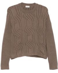 Moncler - Pull Côtelé En Maille Torsadée - Lyst