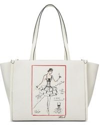 KARL LAGERFELD - K/Ballet Graphic-Print Tote Bag - Lyst