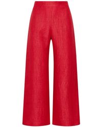 Maliparmi - Jacquard Linen Trousers - Lyst