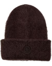 Moncler - Logo-Patch Beanie Hat - Lyst