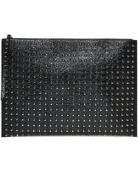 John Richmond - Studded Clutch Bag - Lyst