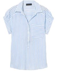 Brooks Brothers - Striped Blouse - Lyst