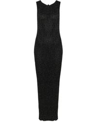 Akep - Maxikleid mit Lurex-Detail - Lyst