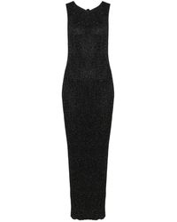 Akep - Lurex-Detail Maxi Dress - Lyst