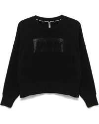 DKNY - Logo-Embellished Sweatshirt - Lyst